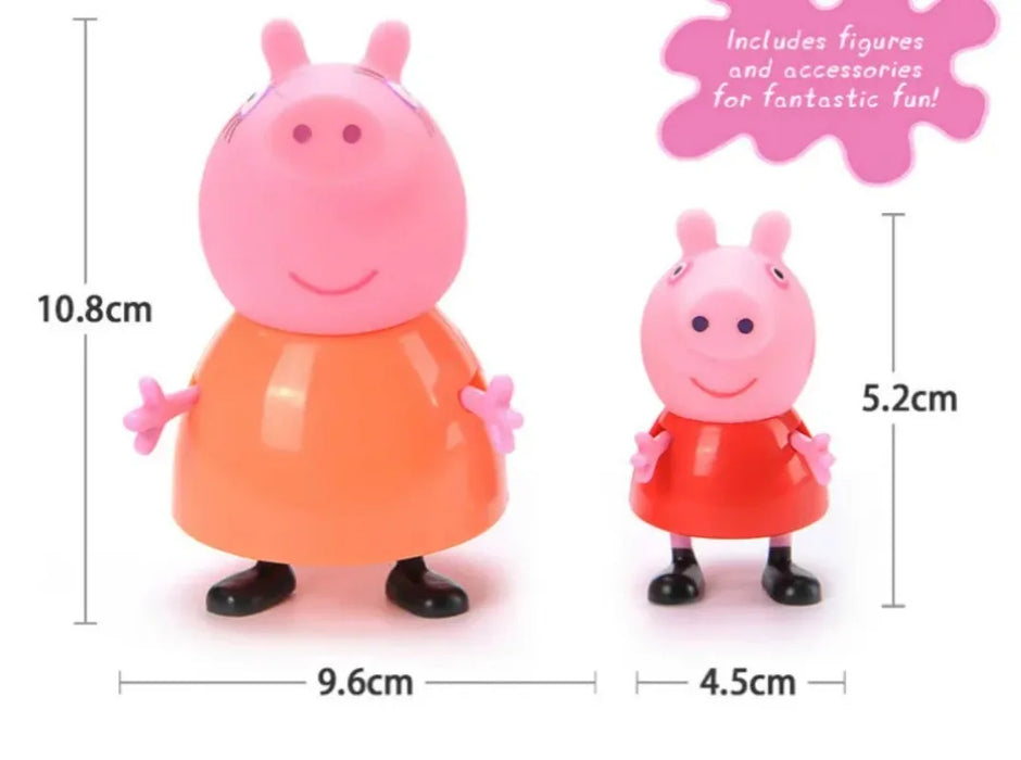 Peppa Pig Toy Figurines 4pc