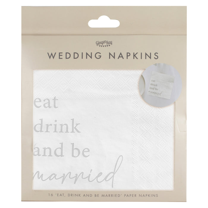 Modern Luxe Wedding Napkins