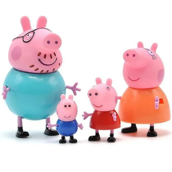 Peppa Pig Toy Figurines 4pc