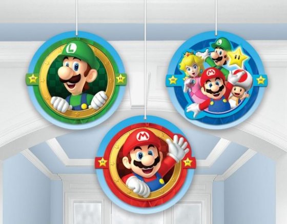 Super Mario Honeycomb Decorations