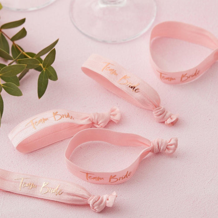 Floral Hen Party Hair Band or Wrist Band Ties