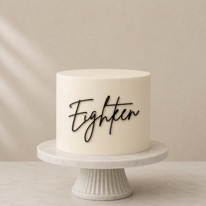 Custom Acrylic Cake Fropper