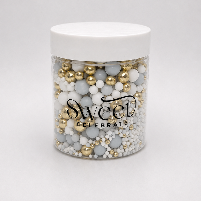 Blue Frost Elegance Mix Sprinkles 100g - Sweet Celebrate