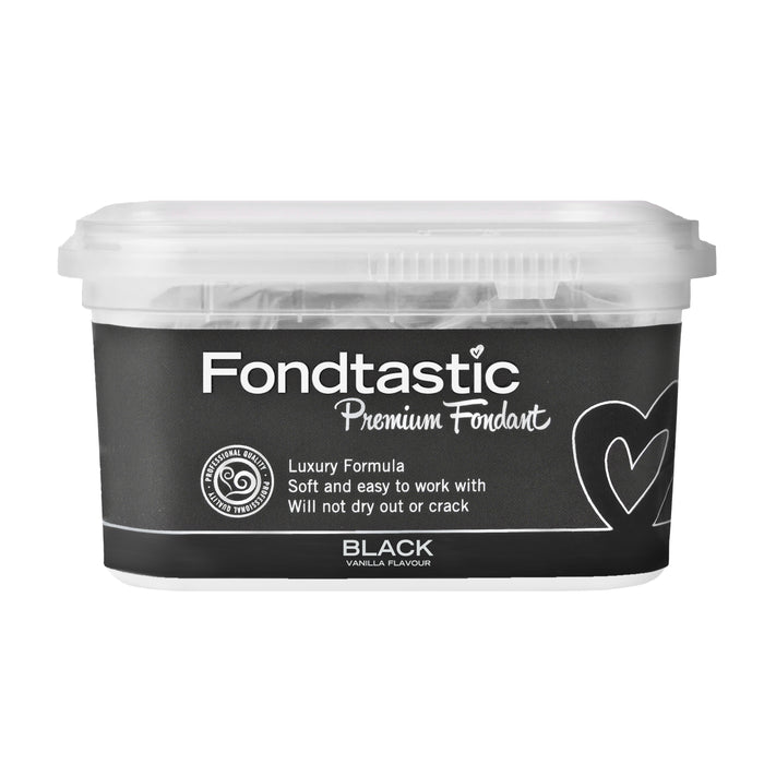 Fondtastic Premium Fondant - Black 250g