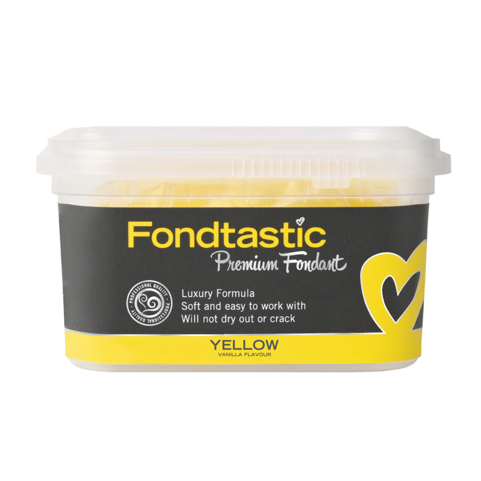 Fondtastic Premium Fondant - Yellow 250g