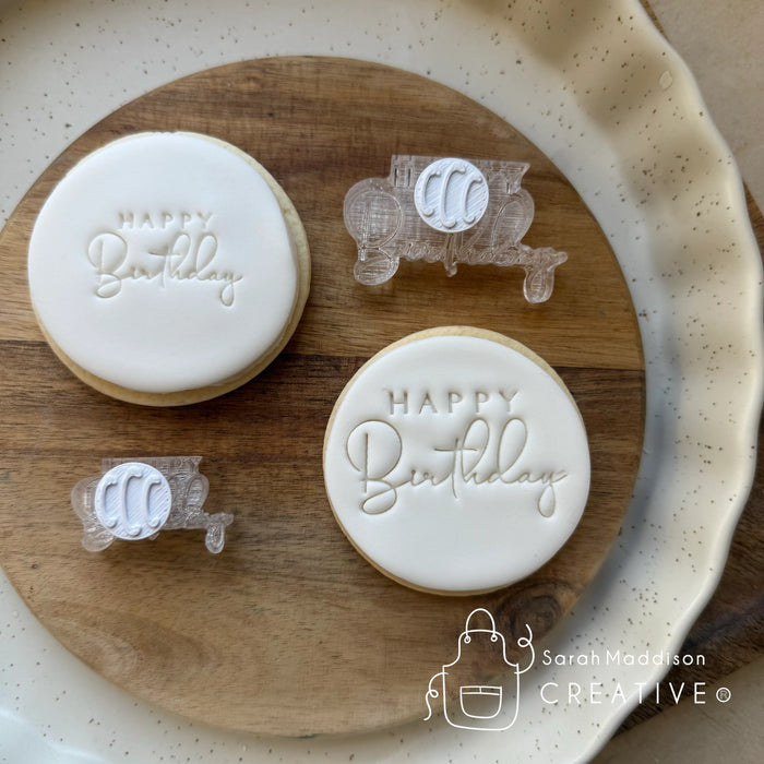 Happy Birthday Impression Stamp (Sarah Maddison Creative)