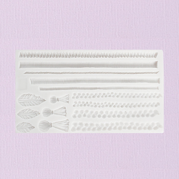 Caking It Up Silicone Mould - Macrame Ropes & Tassels