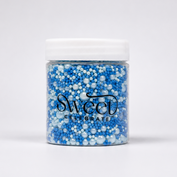 Blue Glitter Pop Sprinkles 100g - Sweet Celebrate