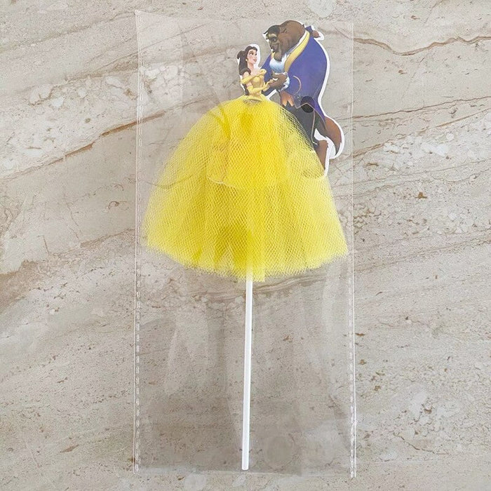 Beauty and The Beast Stick Cake Topper