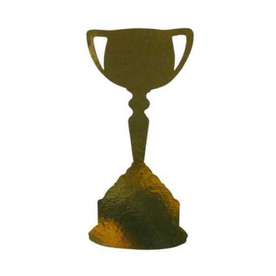 200mm Cutouts Trophy Cup Gold 12pk
