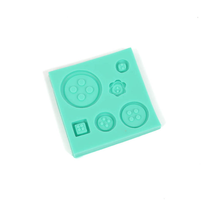 Small Buttons Silicone Mould