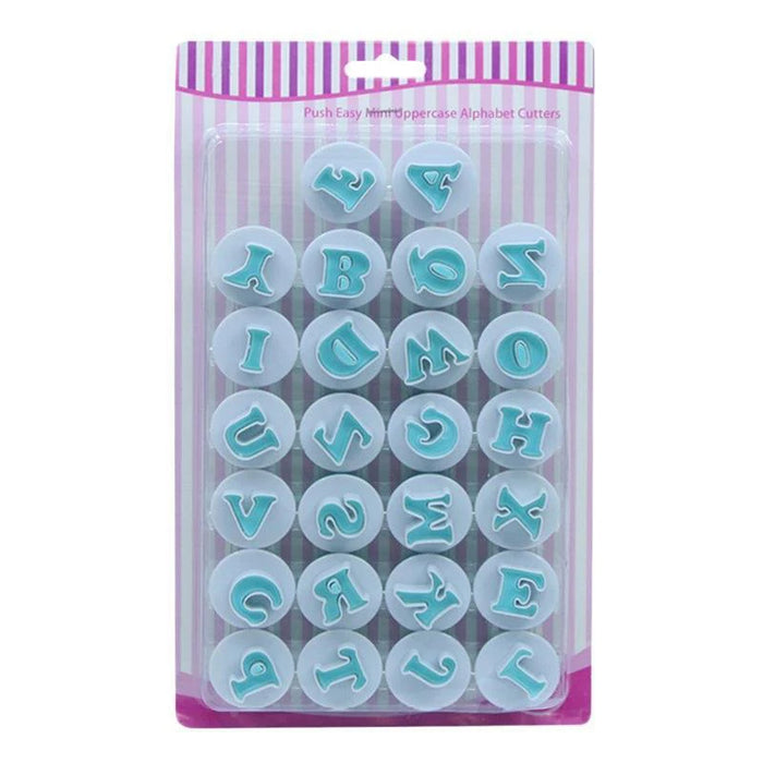Mini Uppercase Alphabet Plunger Cutters