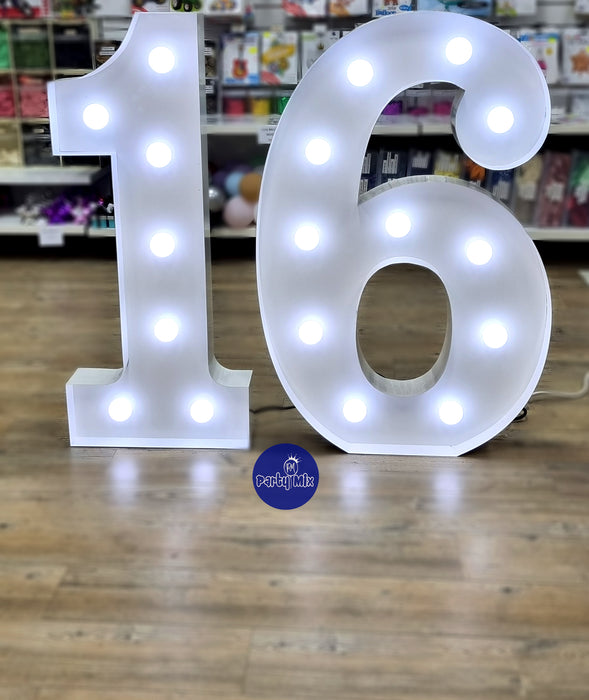 Light Up Number Hire - 16