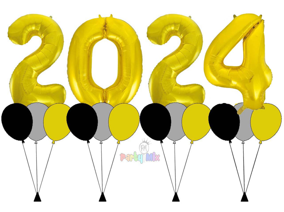 2024 New Years Number Balloon Package