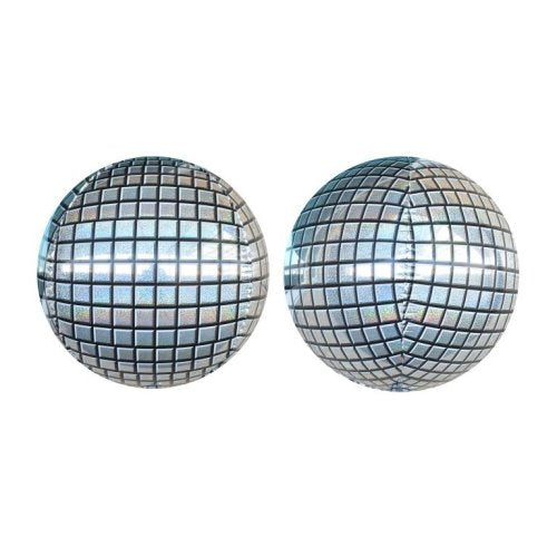 4D Disco Ball Holographic Supershape Foil Balloon