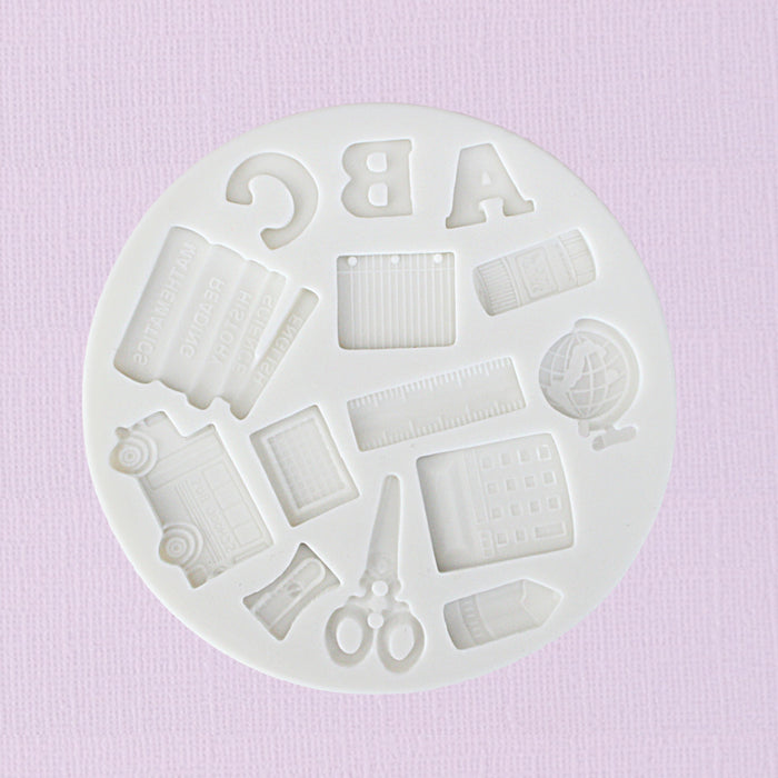 Caking It Up Silicone Mould - School Assorted