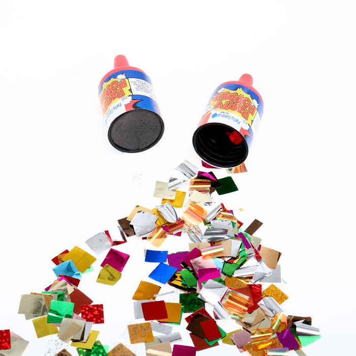 Party Popper Pull, Release & Pop Red 18pk