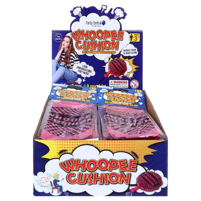 Whoopee Cushion 16cm Pink - 1pc