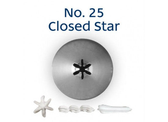 No. 25 Closed Star Standard Icing Tip