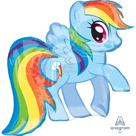 My Little Pony Rainbow Supershape Foil Balloon