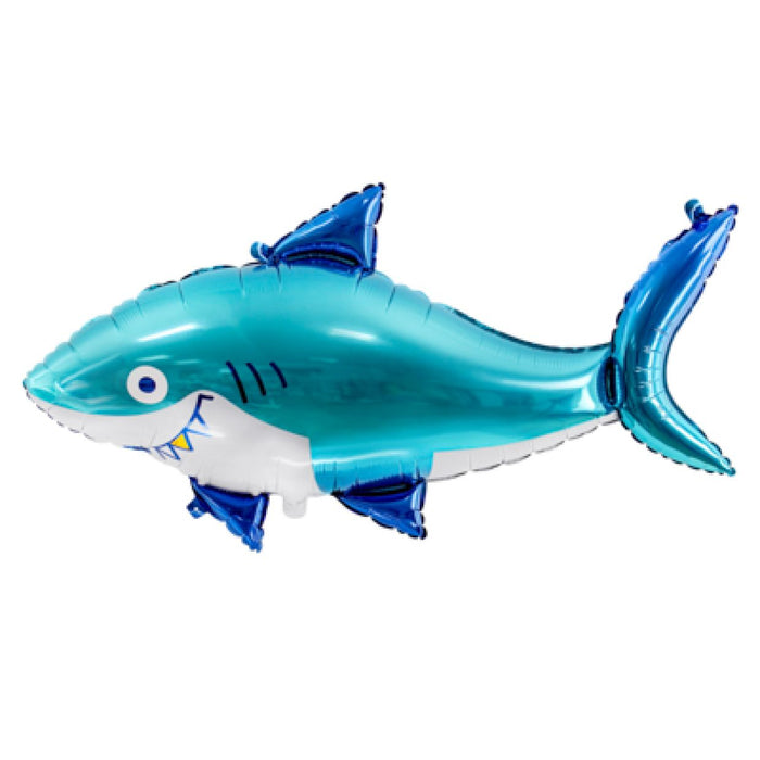 Party Deco Glossy Shark Supershape Foil Balloon