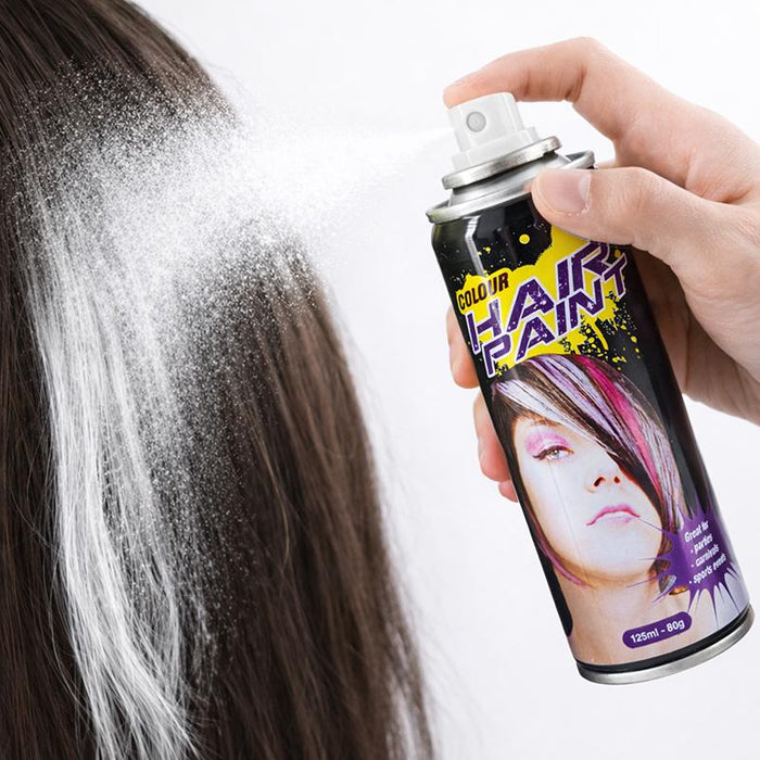 Hair Spray Colour Fluro 125ml White