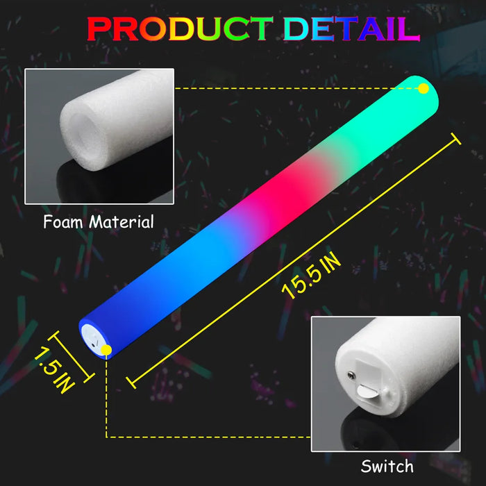 LED Foam Glow Stick 1pc