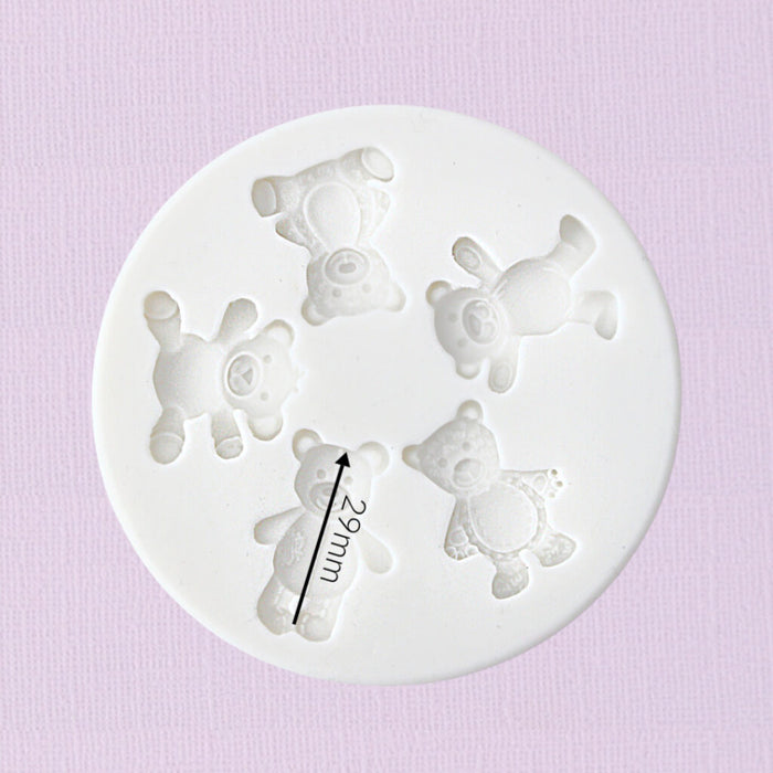 Caking It Up Silicone Mould - Teddy Bears