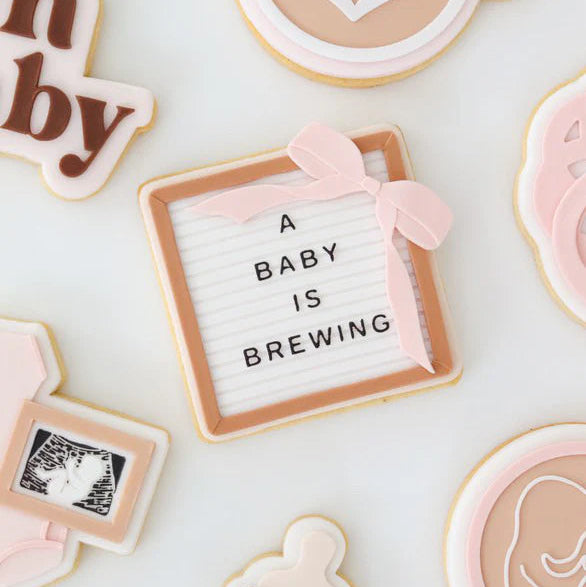 A Baby Is Brewing Message Board Debosser And Cutter