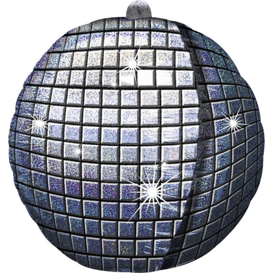 Disco Ball Holographic Supershape Foil Balloon