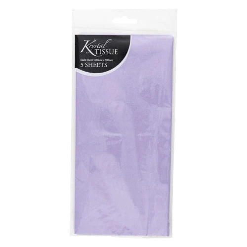 Folded Tissue Paper Sheets 5pk - Lilac
