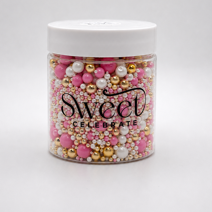 Pink Glow Mix Sprinkles 100g - Sweet Celebrate