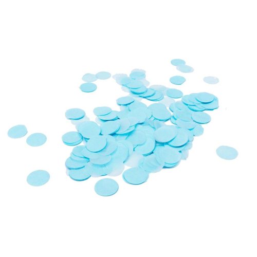 Paper Confetti 2.5cm Pastel Blue 15g