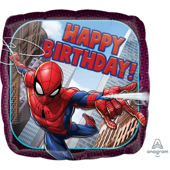 18inch Square Foil Balloon - Spiderman