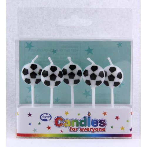 Soccer Candles 5pk