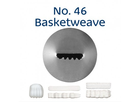 No. 46 Basketweave Icing Tip