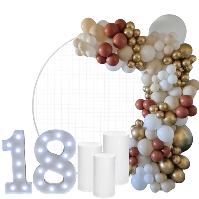 The Elite Balloon Garland and Mesh Package