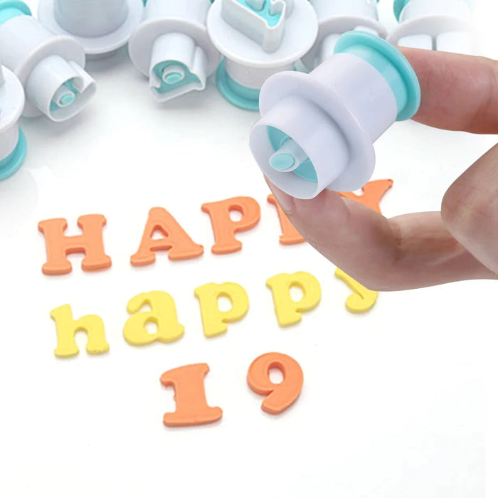 Mini Uppercase Alphabet Plunger Cutters