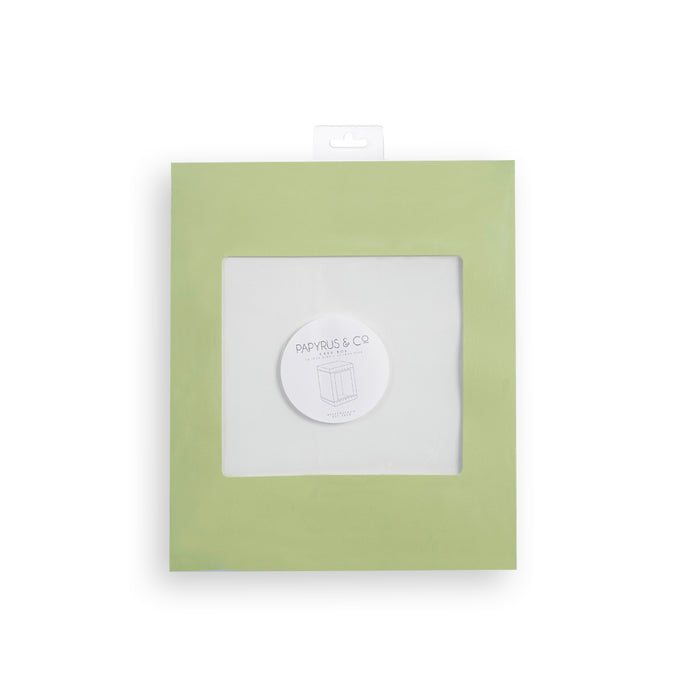 10" x 10" x 12" Tall Scalloped Cake Box - PASTEL GREEN