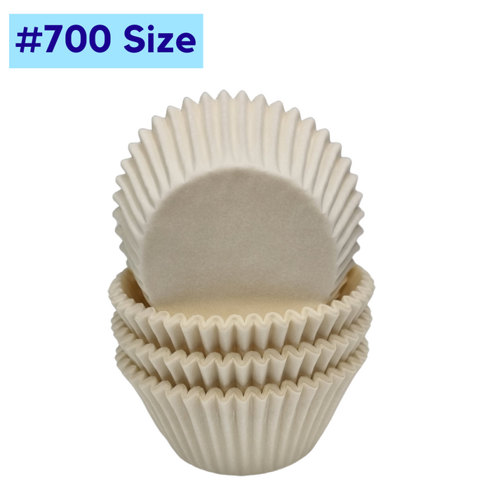 #700 Large Baking Cups 100pk - White