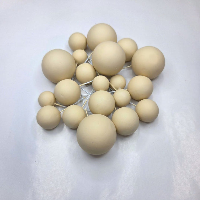 Cake Ball Toppers 20pc Mixed Sizes - Nude