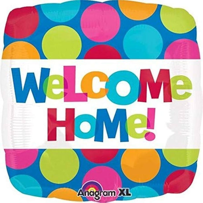 Welcome Home Dots 18inch Foil Balloon