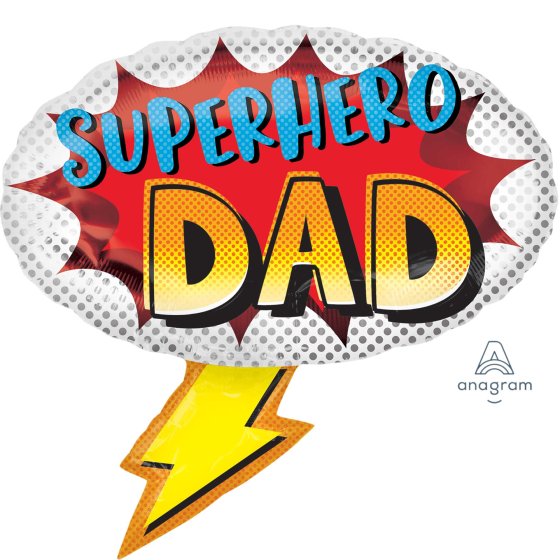 Superhero Dad SuperShape Foil Balloon