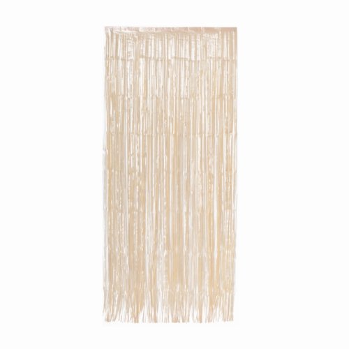 FS Door Curtain 90x200cm - Metallic White Gold