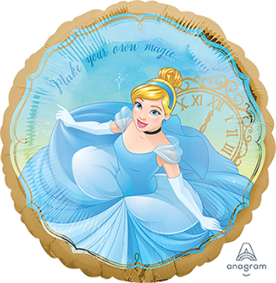 18inch Foil Balloon - Cinderella Happy Birthday