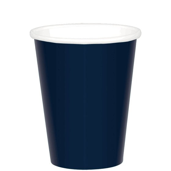 266ml Cups Paper 20 Pack - Navy