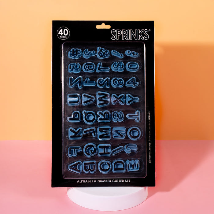 Alphabet And Number Cutter (40 Pieces)