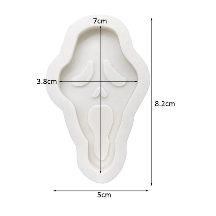 Skull Halloween Silicone Mould