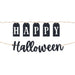 Halloween Classic Black & White MDF Banners