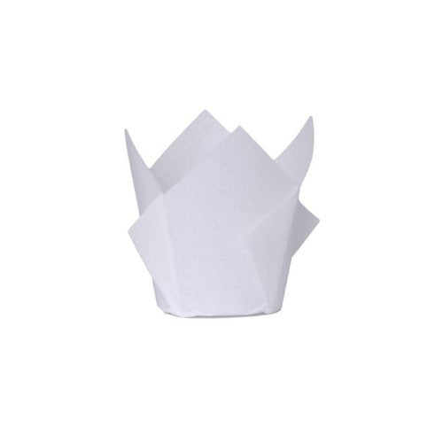 FiveStar Tulip Cupcake Case White P20